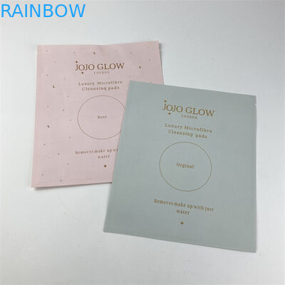 재사용할 수 있는 PLA 퇴비성 샤쉐가 백을 평탄화한 디지털 인쇄된 OEM은 크린징 패드를 구성합니다