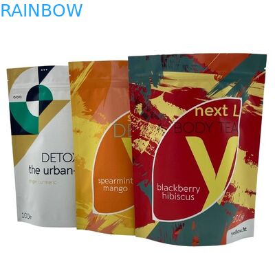 방습 지퍼는 식품 차 커피 패키징을 위한 팁을 견딥니다