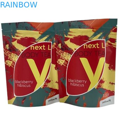 방습 지퍼는 식품 차 커피 패키징을 위한 팁을 견딥니다