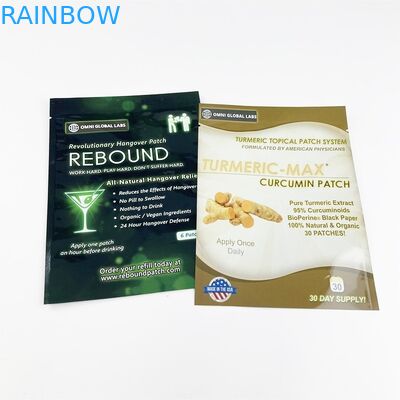 미생물에 의해 분해된 포일 크라프트지 종이 조각 샤쉐 에어백 화장품 샘플 3은 실드백을 측면을 댑니다