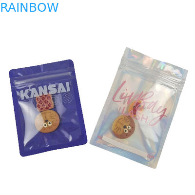 플라스틱 마일라가 팁 위로 세우는 인도 대마를 패키징하는 35g 식품 마일라 봉지를 특화하세요