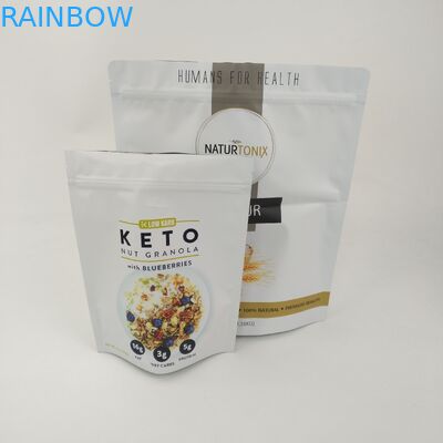 보따리를 꾸리는 빛깔 식품은 식품 등급 라미네이트된 알루미늄 호일 마일라 지프 잠금 장치 가방을 견딥니다