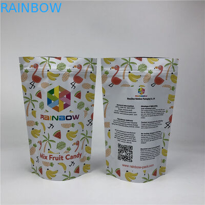 보따리를 꾸리는 빛깔 식품은 식품 등급 라미네이트된 알루미늄 호일 마일라 지프 잠금 장치 가방을 견딥니다