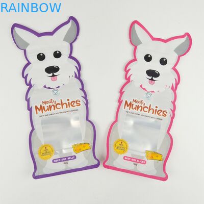 특별한 모양 부대를 인쇄하는 사탕 간식 포장 부대 사진 요판