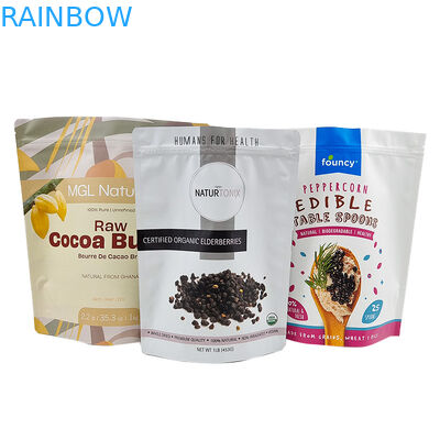 주문 제작된 먹을 수 있는 포장은 지퍼 냄새 증명과 팁 가방을 견딥니다