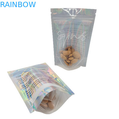 식용인 식품 포장을 위한 주문 제작된  마일라 알루미늄 호일 지프 잠금 장치 가방