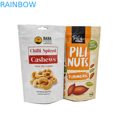 식용인 식품 포장을 위한 주문 제작된  마일라 알루미늄 호일 지프 잠금 장치 가방