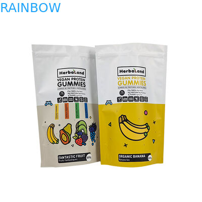 식용인 식품 포장을 위한 주문 제작된  마일라 알루미늄 호일 지프 잠금 장치 가방