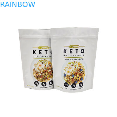 지퍼 팁 위로 마일라 가방 3.5g 자립하 입지를 패키징하는 화려한 알루미늄