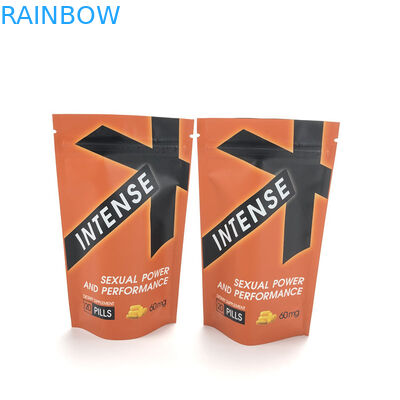 지퍼 팁 위로 마일라 가방 3.5g 자립하 입지를 패키징하는 화려한 알루미늄