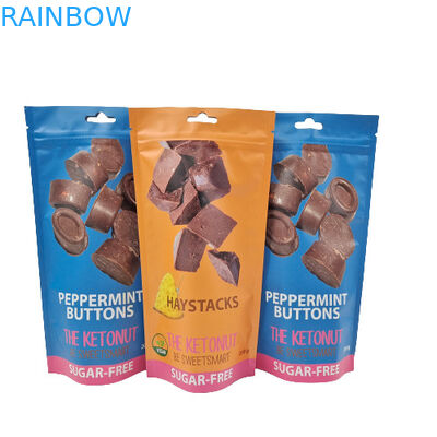 3.5g 사탕 CMYK 식품 플라스틱 백 냄새 증명은 지퍼와 팁 알루미늄을 견딥니다