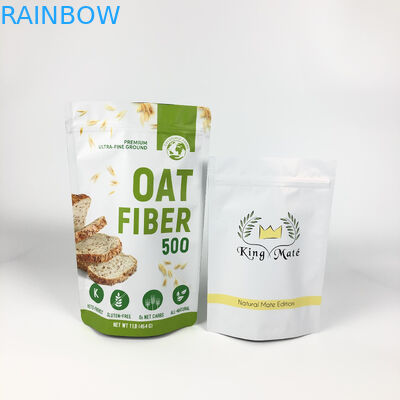 마일라 팁 오트밀 죽 히트 실 라미네이트된 팁을 패키징하는 커스텀 라벨은 도이팩스를 지퍼로 엽니다