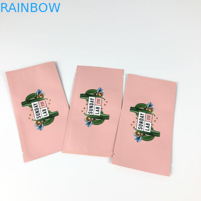 핑크색 환기 마일라 에어백 인쇄 중심 밀폐 파우치 3 측면을 패키징하는 말린 꽃