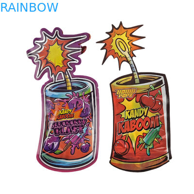 3.5g 7g 14g 28g 주문 설계 불규칙한 아동 증명은 다이 커트 스낵 모양 플레스틱 포장을 죽입니다