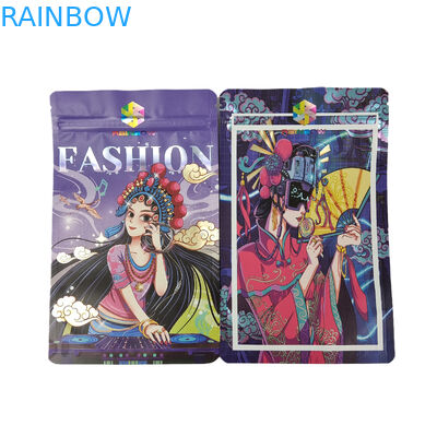 식용 플레스틱 포장 알루미늄 호일 지퍼는 식사 과자 단백질 분말을 위한 부대를 위로 서 있습니다