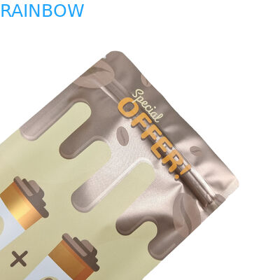 식용 포일은 사탕/간식/커피/애완동물 사료 Mylar 부대를 위한 지퍼 주머니 100g 플라스틱을 위로 서 있습니다