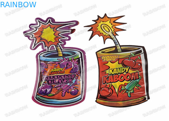 지플록식 팁 3.5g 7g 14g 특별 형상 맞춘 식품 냄새 증명은 마일라 가방을 다이 컷합니다