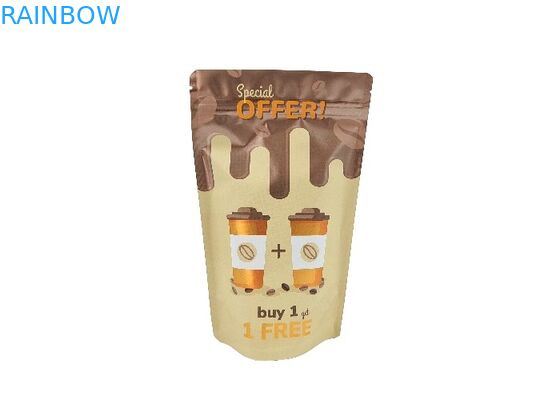 맞춘 커피백 250g 500g 1 킬로그램 지플록식 입지 업 가방