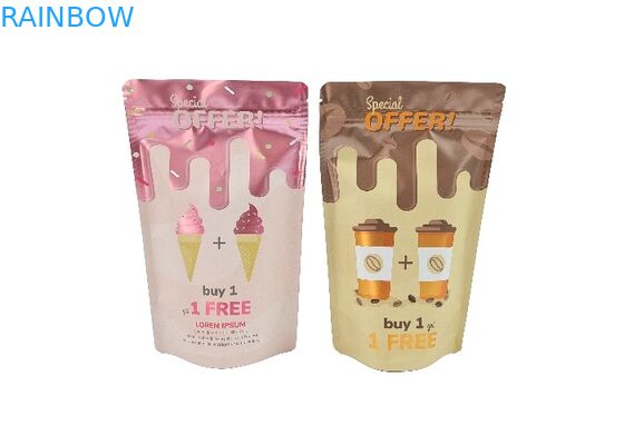 매트 금속성은 가방 관습 식품 차 패키징 알루미늄 호일 마일라 가방을 견딥니다