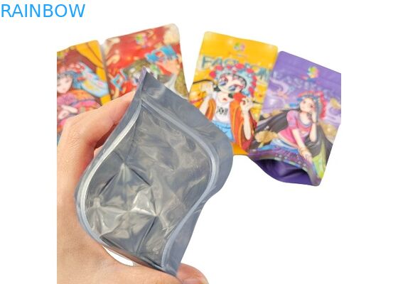 알루미늄 호일 플라스틱은 팁 냄새 증명 재밀봉할 수 있는 마일라 지플록식 가방을 견딥니다