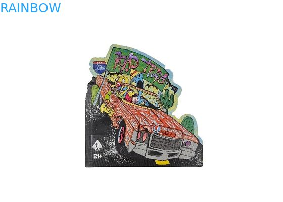 특별한 어수룩한 사람 플라스틱 3.5g 마일라 지프 잠금 장치 봉지는 디지털 프린팅을 형성했습니다