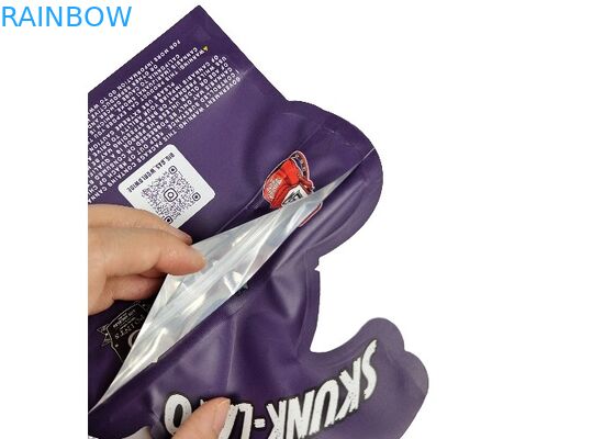 불규칙한 특별한 모양이 형성된 플라스틱 집록 포일 작은 주머니 3.5g 7g 14g를 다이 컷하세요