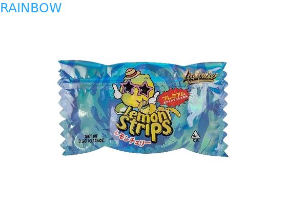 맞춘 인쇄된 3.5g 0.125 온스는 증명 지플록식 마일라 가방 특정 다이 컷 불규칙한 모양의 냄새를 맡습니다