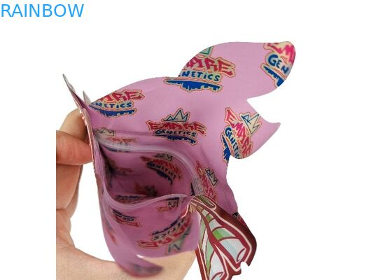 지플록식인 맞춘 인쇄된 3.5g 다이 컷 마일라 에어백 매트 냄새 증명 차일드 프로프