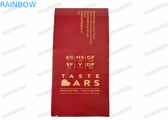 광택이 없는 시니용 공을 출력하는 종이 디스플레이 박스 양측 사이드를 패키징하는 식품