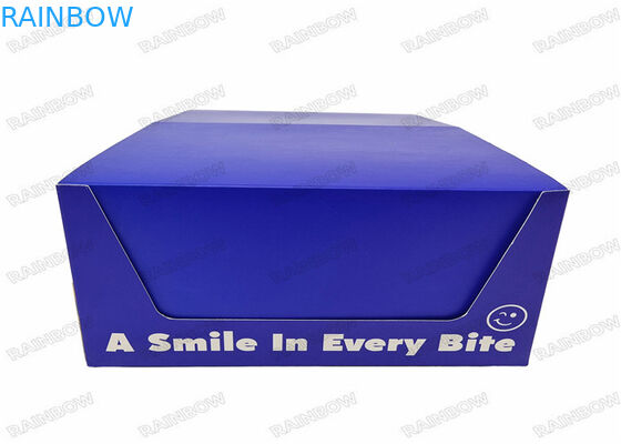 광택이 없는 시니용 공을 출력하는 종이 디스플레이 박스 양측 사이드를 패키징하는 식품