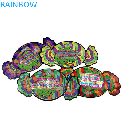 사용자 지정 로고 인쇄 1/8 OZ 어린이 저항 Mylar 가방 3.5g 식용 다시 닫을 수 있는 쿠키 찌꺼기 Mylar 출구 가방