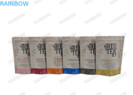 디지털 인쇄 4온스 느슨한 차 냄새 방지 플라스틱 가방 서면 매트 완성 가방