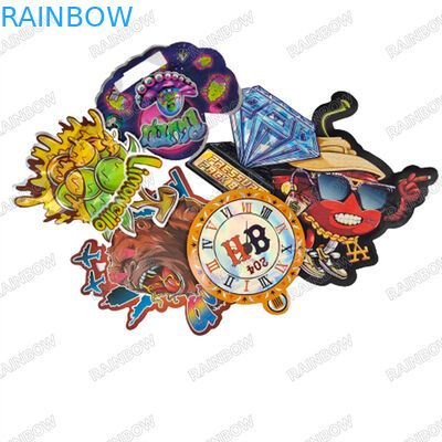 3.5g 맞춤형 다이 커트 가방 냄새 방지 지퍼 마일러 가방 어린이 보호 지퍼 가방 쿠키 찌꺼기 포장