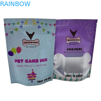 지퍼를 가진 애완 동물 식품 포스 지퍼로 된 음식 포장 포스