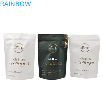 맞춤형 수분 방지 스탠드업 포지 팩트 페이퍼 팩 핫 스탬핑 에코 친화적 냄새 방지 팩 로고