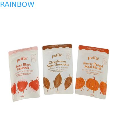 소매 주문형 인쇄물 생분해성 고품질 크래프트 종이 재활용 도이팩 식품 등급 지플록 플라스틱 가방