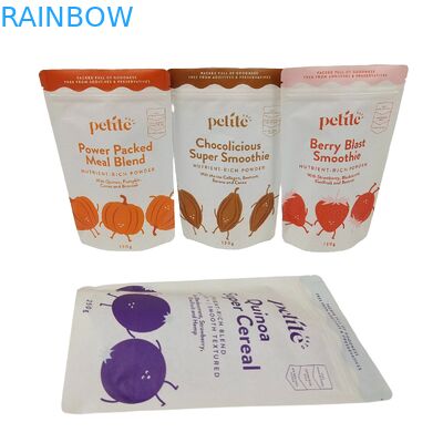 바이오 분해 가능한 서있는 가방 Ziplock 사용자 지정 로고 인쇄 된 Doypack 커피 차 포장 음식 가방