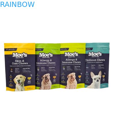 바이오 분해 가능한 서있는 가방 Ziplock 사용자 지정 로고 인쇄 된 Doypack 커피 차 포장 음식 가방