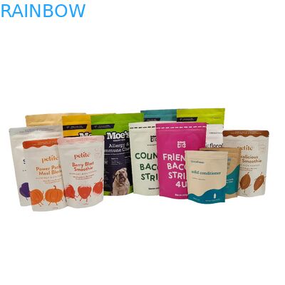 생분해 가능한 도이백 재활용 가능한 사용자 지정 서드업 포스 칩 잠금 크래프트 종이 가방 식용 포장 가방