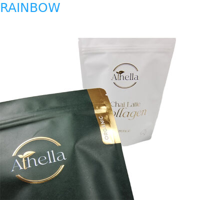 생분해성 서식용 Kraft 종이 봉지 식용 고무 커피 차 가방 간식 식품 포장 가방