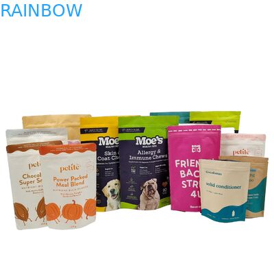 맞춤형 인쇄 환경 친화적 고품질 가방 100% 생분해 Kraft 종이 서지 포지 도이팩 Ziplock