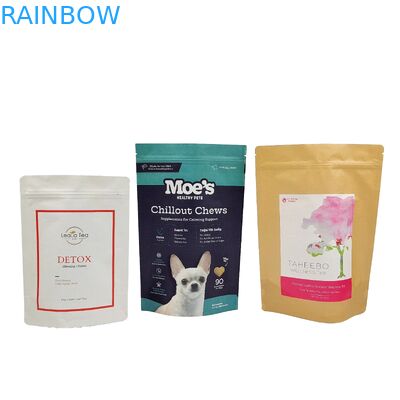 사용자 지정 Ziplock 매트 생분해 가능한 가방 알루미늄 필름 재봉식 식품 등급 커피 콩 차 견과류 간식 Doypack