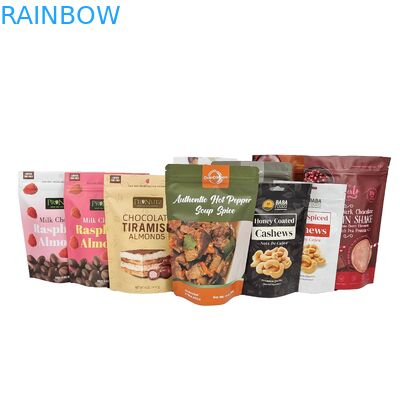 맞춤형 도매 로고 인쇄 식품 등급 초콜릿 포장 스냅 칩 서식용 플라스틱 가방