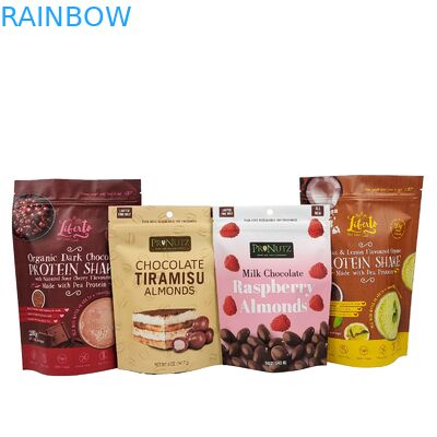 시플록 마일러 가방 캐시우 견과류를 위한 맑은 창문으로 재 닫을 수 있는 플라스틱 지퍼 서식 지퍼 가방