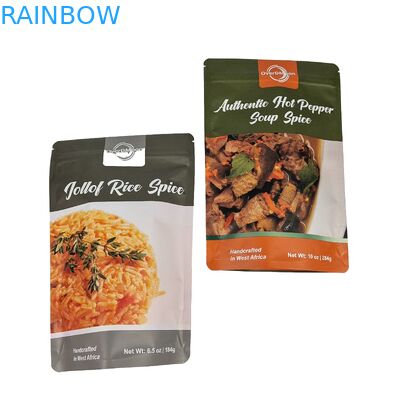 플라스틱 알루미늄 포일 식품 포장 주문 재봉식 간식 포장 지퍼가 있는 서지 포지