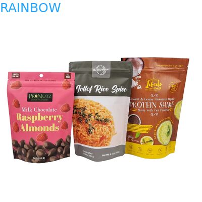 래미네이트 고품질 식품 등급 Mylar 가방 맞춤형 서드업 Ziplock 간식 Zipper 가방 포장