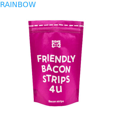 식품용 크래프트 종이 봉지 생분해 가능한 지플록 서드업 패키지