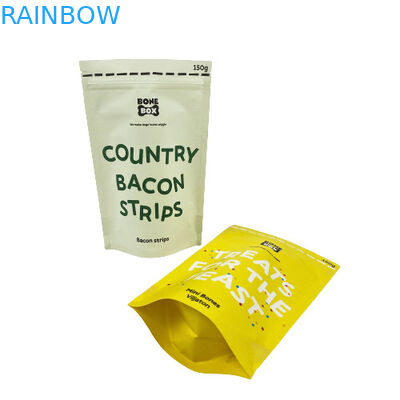 생분해 가능한 커피 콩 포장 봉지 Kraft 종이 재활용 스탠드업 봉지 커피 가방