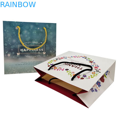 맞춤형 쇼핑용 종이 봉지 로고 인쇄 재활용 가능한 생분해 가능한 갈색 평면 포장 크래프트 종이 봉지