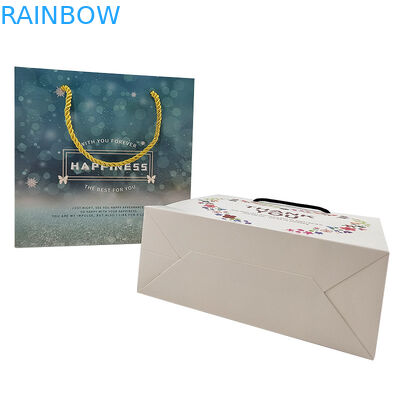 맞춤형 쇼핑용 종이 봉지 로고 인쇄 재활용 가능한 생분해 가능한 갈색 평면 포장 크래프트 종이 봉지